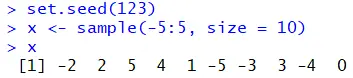 Vector with random integers in R
